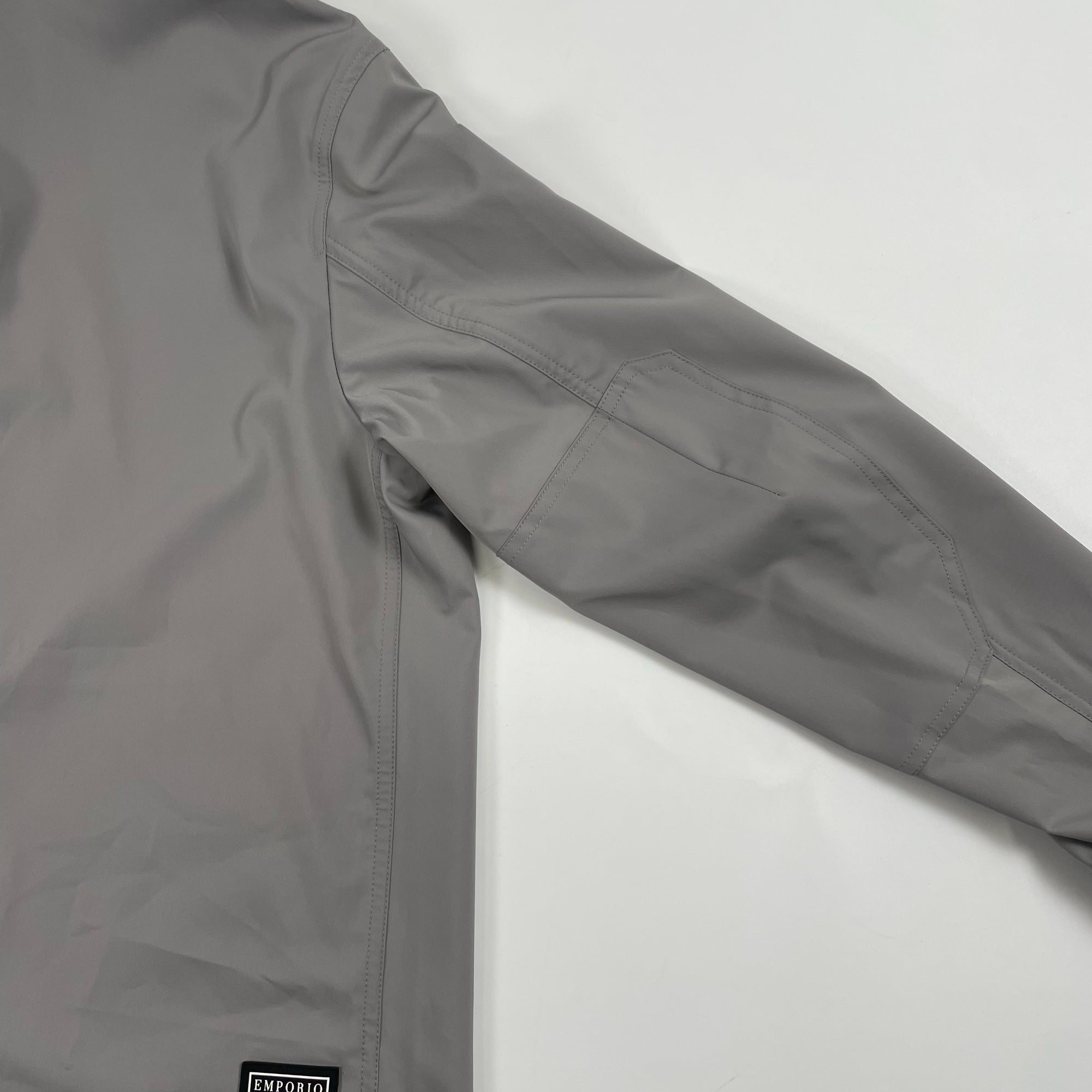EMPORIO ARMANI エンポリオ アルマーニ / フード付シャツジャケット グレー SIZE:46