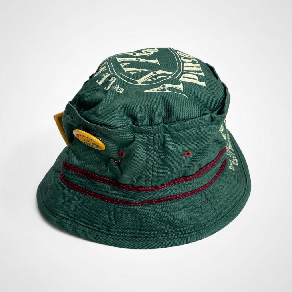 VINTAGE ヴィンテージ / 90s GENUINE ANTIQUE PERSON バケットハット 缶バッジ付