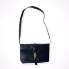 CELINE / ヴィンテージ トリオワンショルダーバッグ ダークネイビー