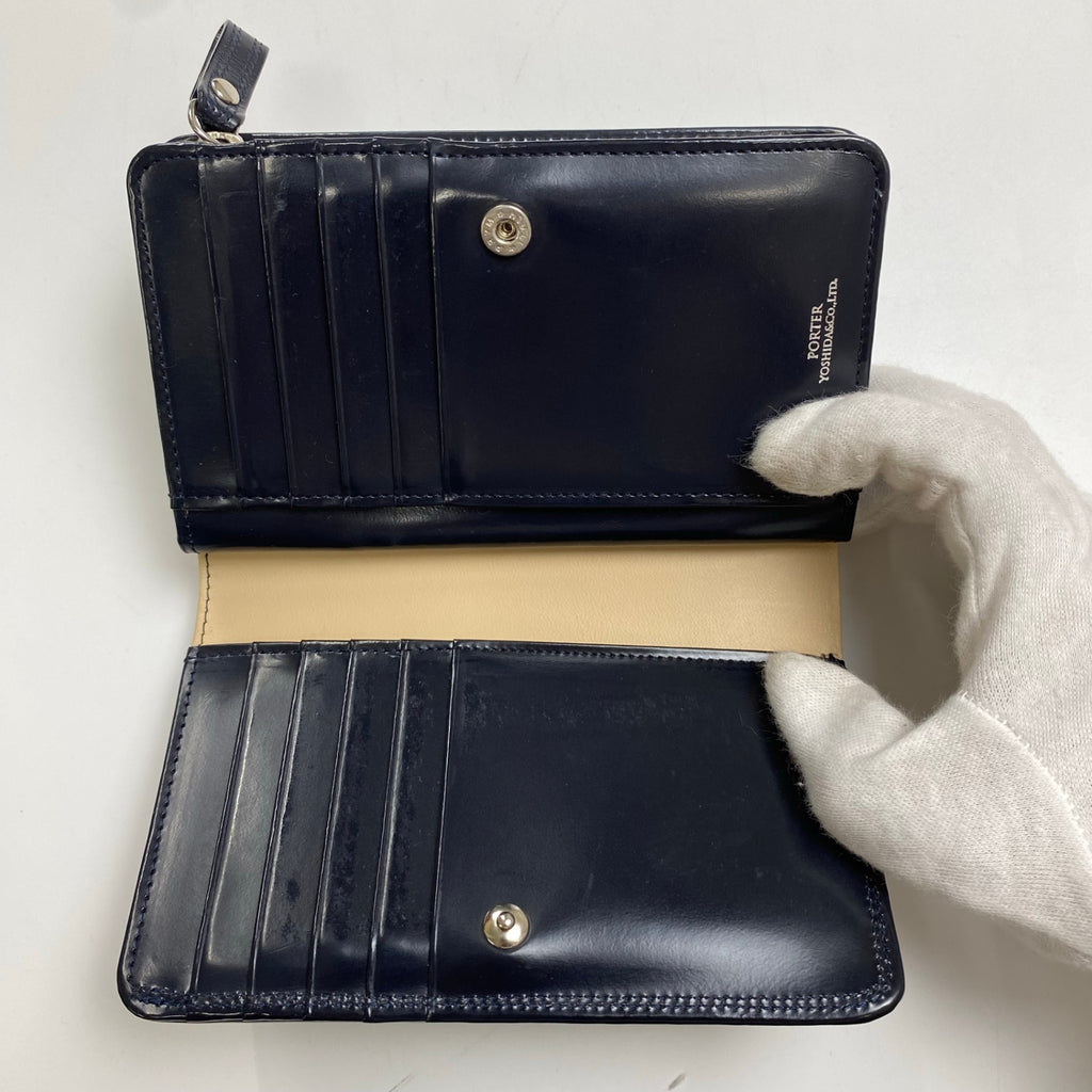 PORTER ポーター / COUNTER ホースハイドウォレット ブラック 参考定価：43,000+tax