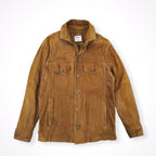 EMMETI / ゴートスキン スウェードレザージャケット 参考定価：150,000程度 SIZE:46