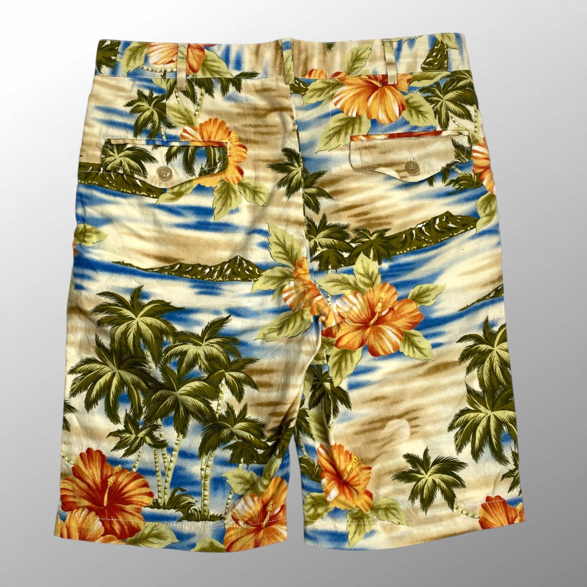 engineered garments エンジニアドガーメンツ / 総柄 ハーフパンツ トロピカル SIZE:W32