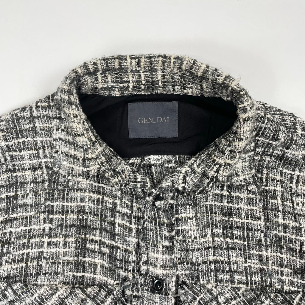 GEN-DAI / ツイードシャツジャケット 参考定価：24,000+tax SIZE:1