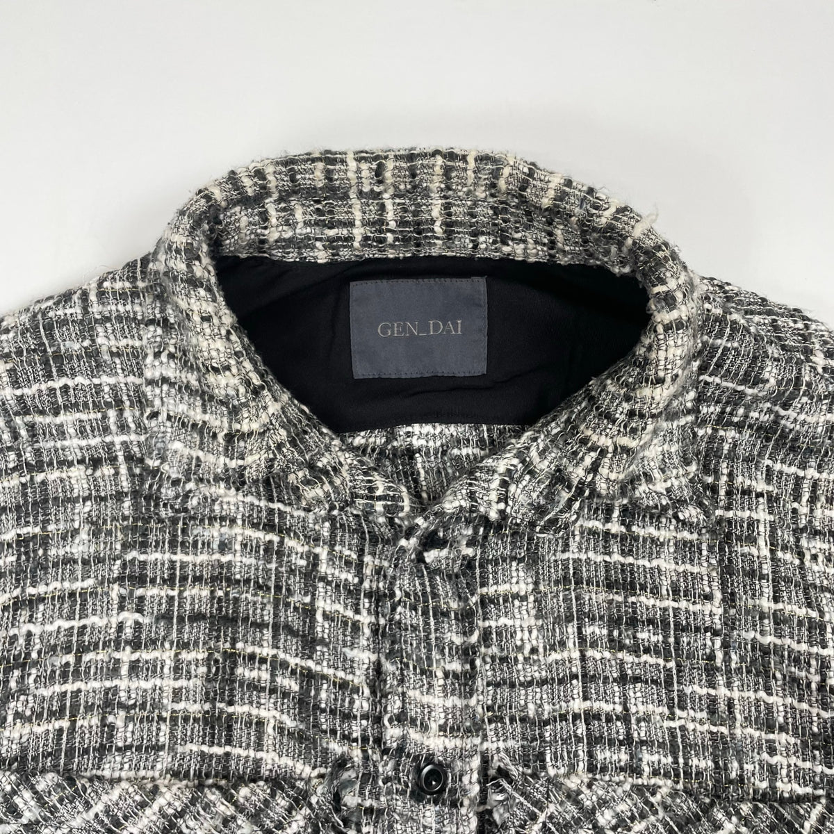 GEN-DAI / ツイードシャツジャケット 参考定価：24,000+tax SIZE:1