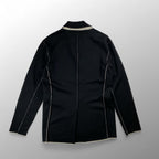 FENDI フェンディ / ニット バイカラー ジャガード ジャケット MADE IN ITALY SIZE:48（L程度）