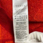 GUCCI グッチ / モヘヤMIX アーガイルベスト オレンジ×レッド 22SS SIZE：XXS