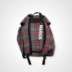 MARIOS マリオス / ウールギミックバックパック グレー×レッド 参考定価：50,000程度