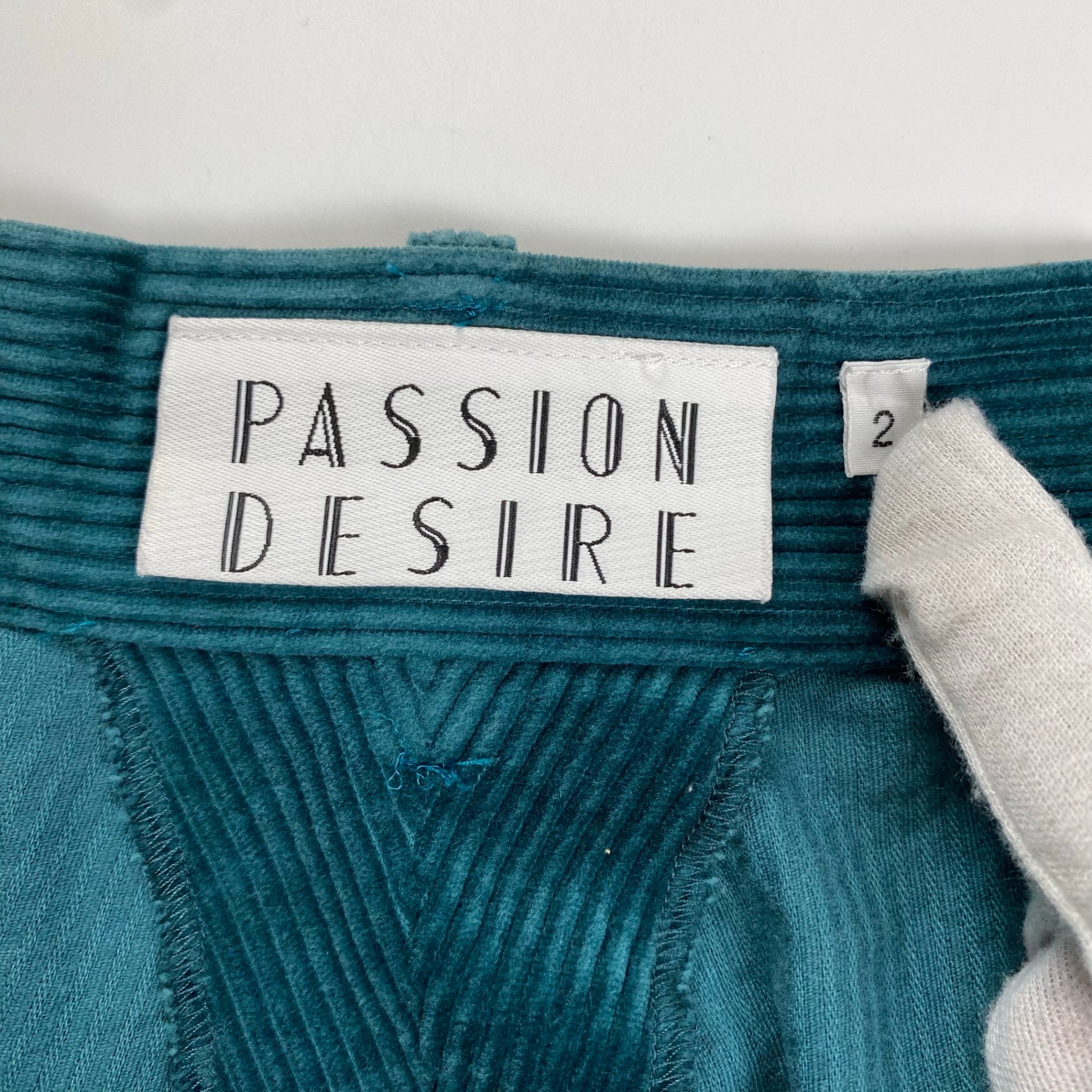 EL CONDUCTOR H × boys in the band コンダクター ボーイズインザバンド / EXCLUSIVE BIJOU CORDUROY TROUSERS 2タック コーデュロイパンツ 翡翠 SIZE:2