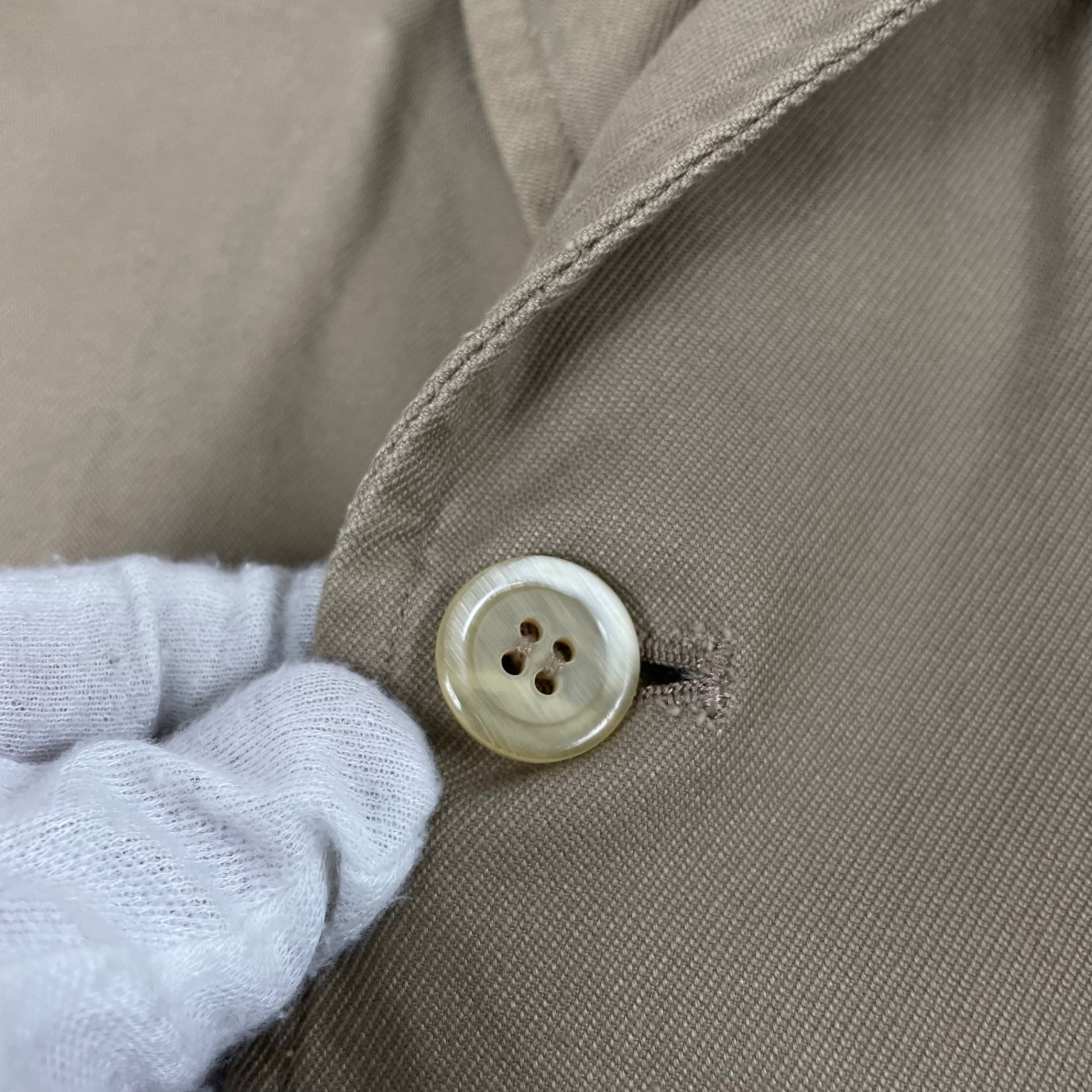 COMME des GARCONS HOMME コムデギャルソンオム / 〈田中オム〉 砂加工 90sツイルジャケット AD1995 SIZE：M