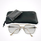 CHROME HEARTS / MAGNUMⅡ ケース付 度なしカラーレンズ ゴールドフレーム SIZE:57□20-135