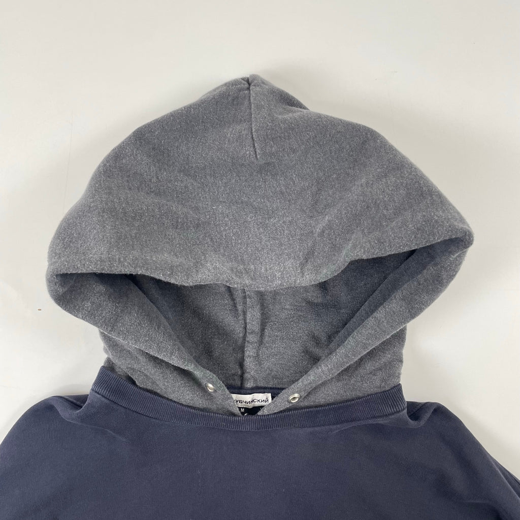 Gosha Rubchinskiy / COMBO HOODED SWEATSHIRT 18SS SIZE:M