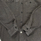 Engineered Garments エンジニアードガーメンツ / ワークシャツ ソルトアンドペッパーライク 山ポケ ガチャポケ ストームカフス SIZE:XS