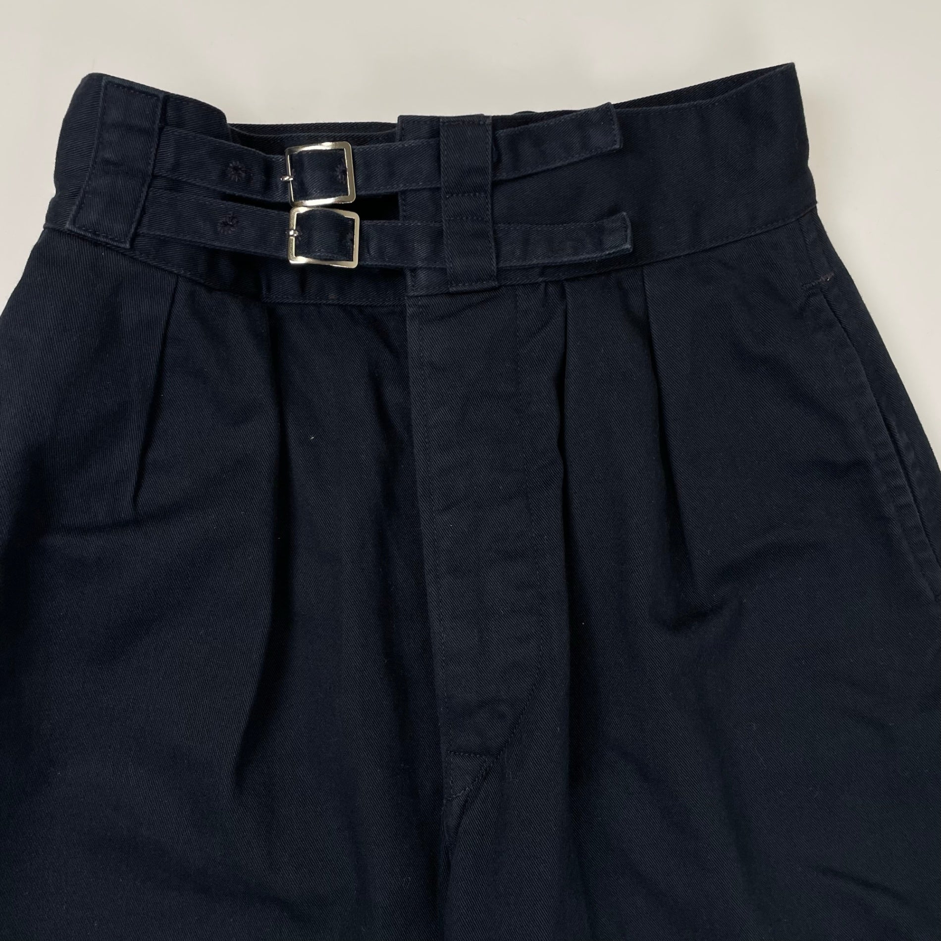 LENO リノ / Double Belted Gurkha Trousers グルカパンツ ネイビー 参考定価：23,000+tax SIZE:1