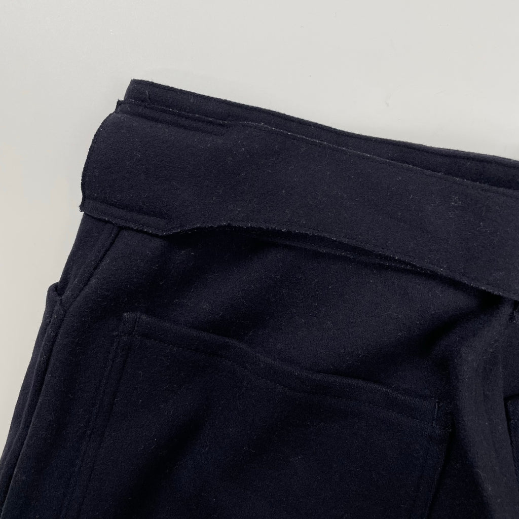 COMOLI コモリ / フェルトンベルテッドパンツ ネイビー 参考定価：36,000+tax SIZE:1