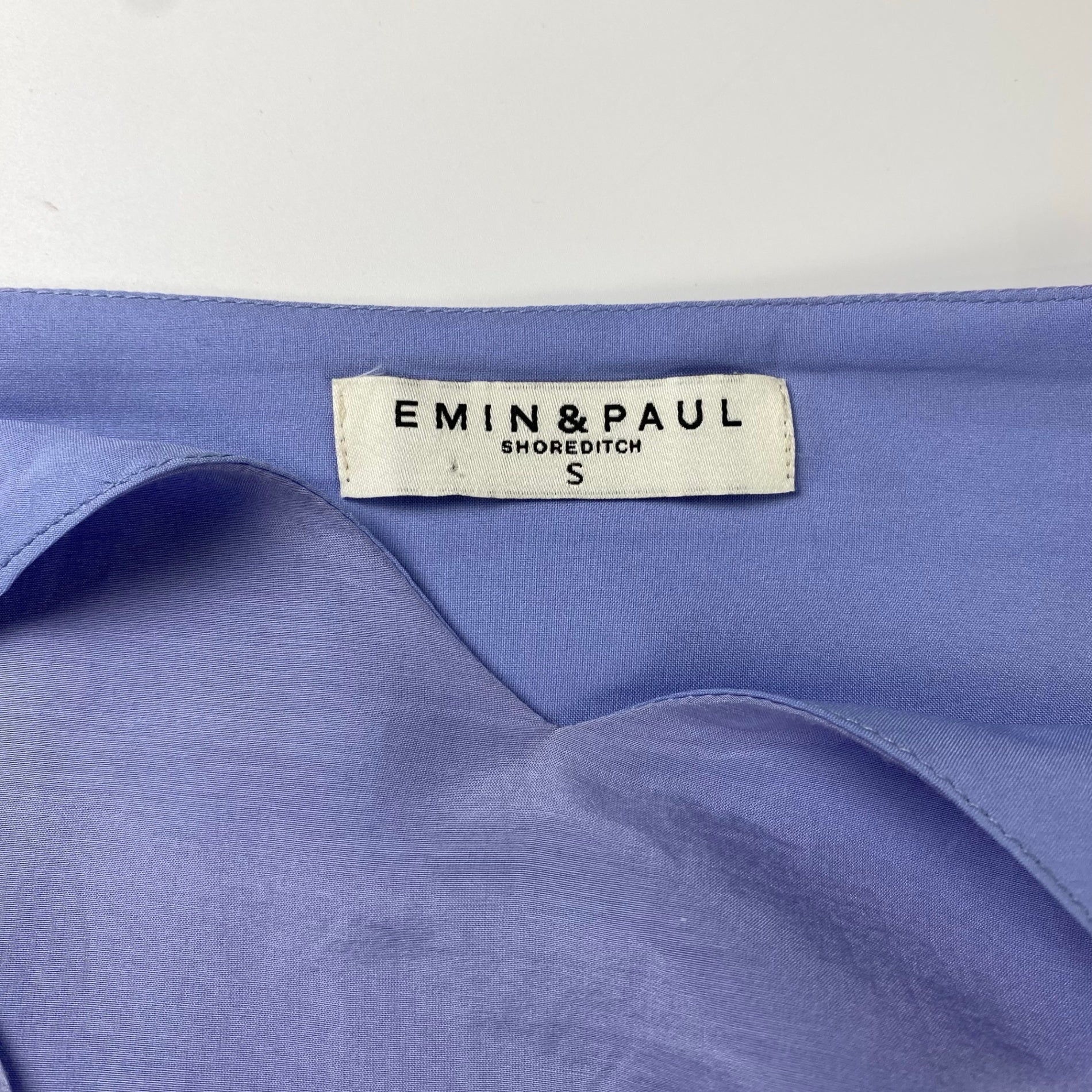 EMIN＆PAUL エミンアンドポール / コットン×シルク キャミソールワンピース ロンドン発 IENA取り扱い 参考定価：22,000+tax SIZE：S