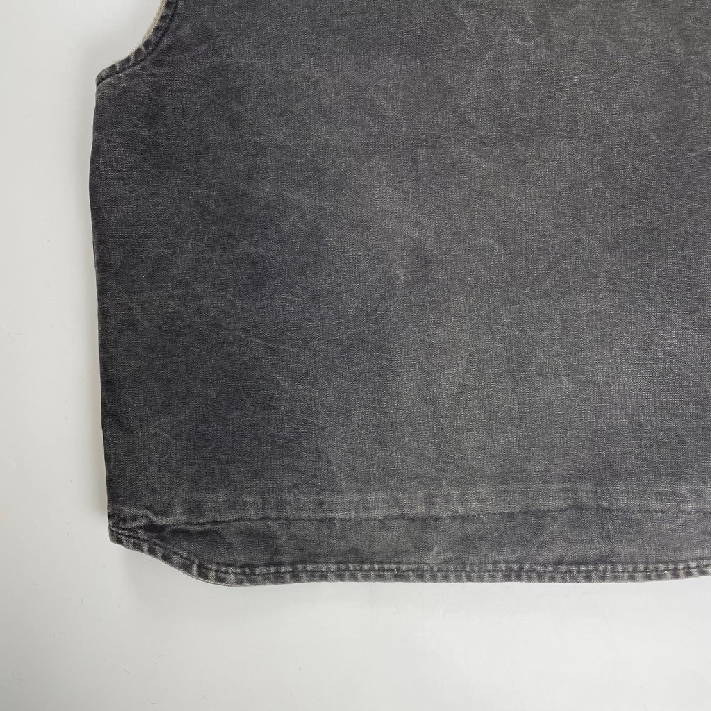 carhartt カーハート / フェード ダック地Vネックベスト ブラック SIZE:L程度