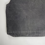 carhartt カーハート / フェード ダック地Vネックベスト ブラック SIZE:L程度