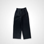 Ballsey ボールジー / ライトカルゼ ストレートパンツ ブラック 未使用品 参考定価：17,000+tax SIZE:34
