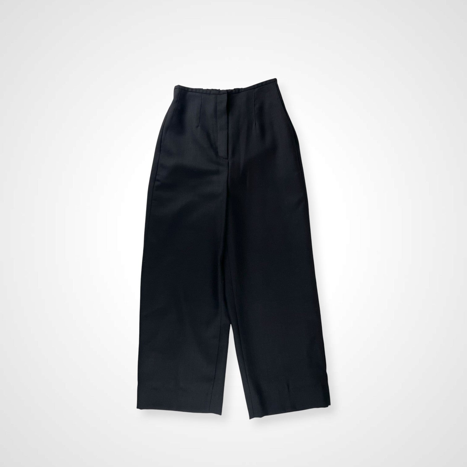 Ballsey ボールジー / ライトカルゼ ストレートパンツ ブラック 未使用品 参考定価：17,000+tax SIZE:34