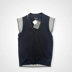 GIORGIO ARMANI ジョルジオ アルマーニ / シルクカシミヤノースリーブニット タグ付 参考定価：150,000程度 SIZE:42