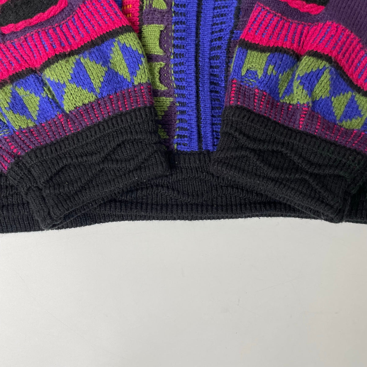 VINTAGE / 〈I･V･Y〉 3D立体編み クルーネックニットセーター SIZE:L