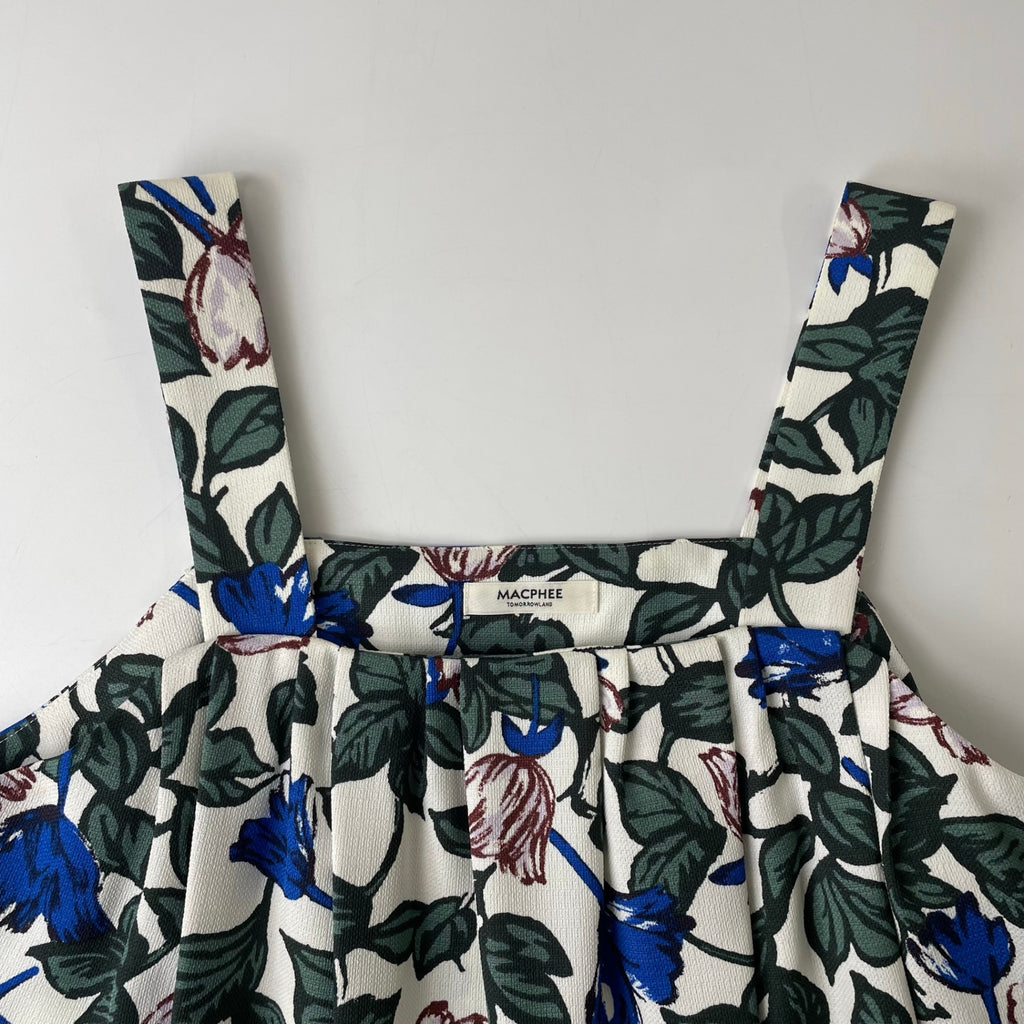 MACPHEE / ボタニカルプリント トップス 参考定価：15,000+tax SIZE:S