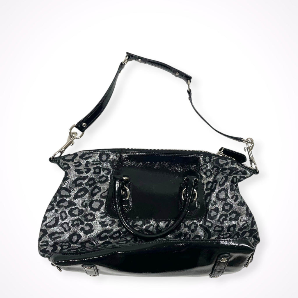 COACH / オセロット2WAYバッグ レオパード F15520 美品