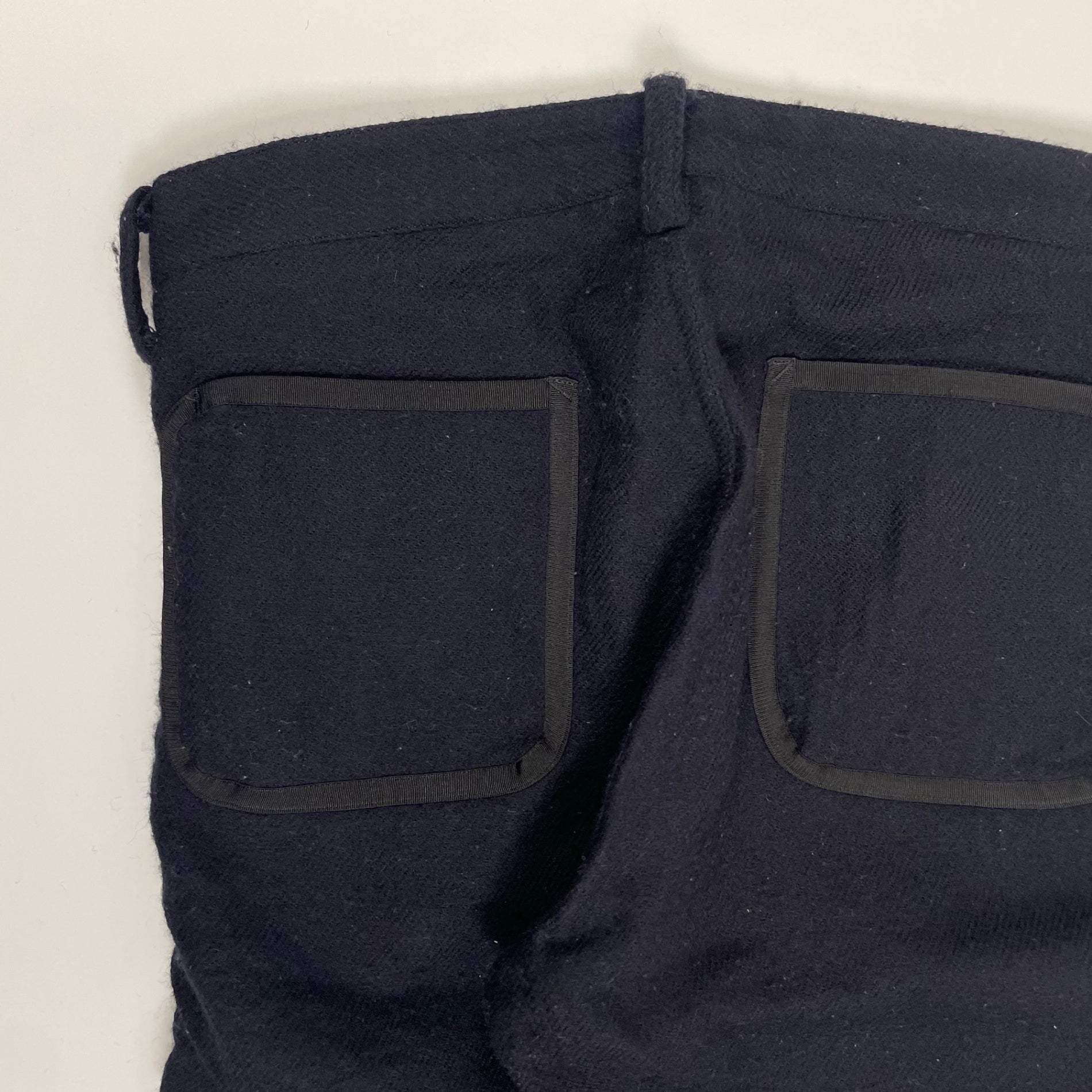 sacai サカイ / ウールツイードスラックス バナナスラックス 11AW ネイビー 参考定価：43,000+tax SIZE:1