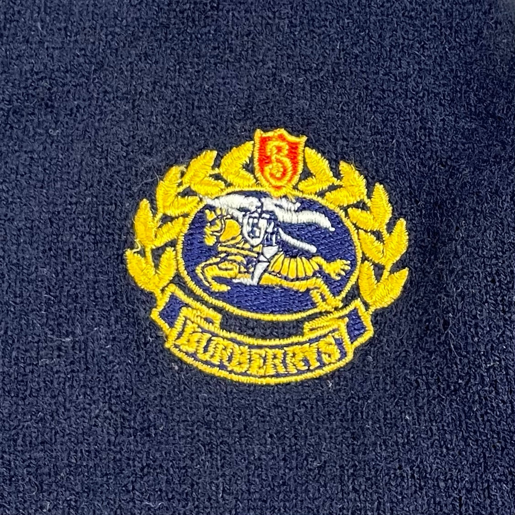 Burberry's バーバリーズ / ヴィンテージエンブレムVネックニット スコットランド製 SIZE：38