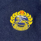 Burberry's バーバリーズ / ヴィンテージエンブレムVネックニット スコットランド製 SIZE：38