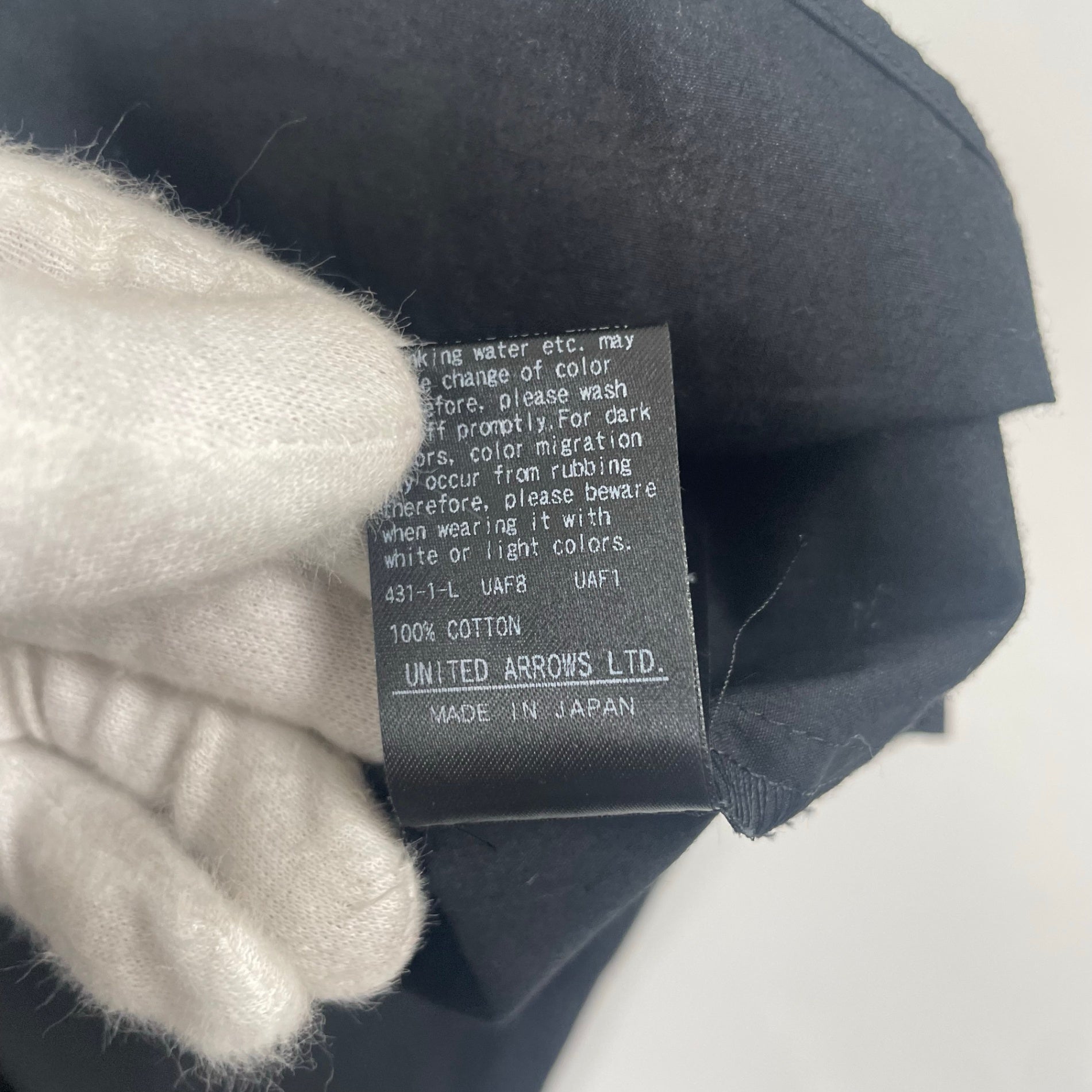 AEWEN MATOPH / ギャザーリボンノースリーブブラウス 日本製 参考定価：18,000+tax