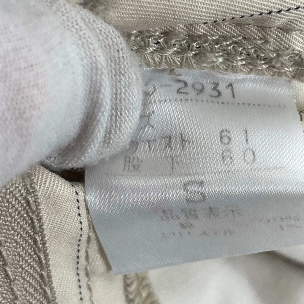 MARITHE FRANCOIS GIRBAUD / アーカイブギミックストライプスラックス SIZE:S