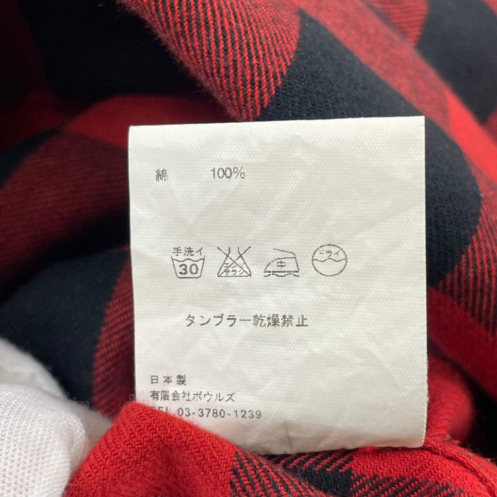 green(HYKE) / スタンドカラーギミックネルシャツ 参考定価：35,000程度 SIZE:1