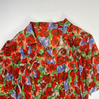 EURO VINTAGE / ヴィンテージ ベルテッドシャツワンピース イタリア製 SIZE:S程度