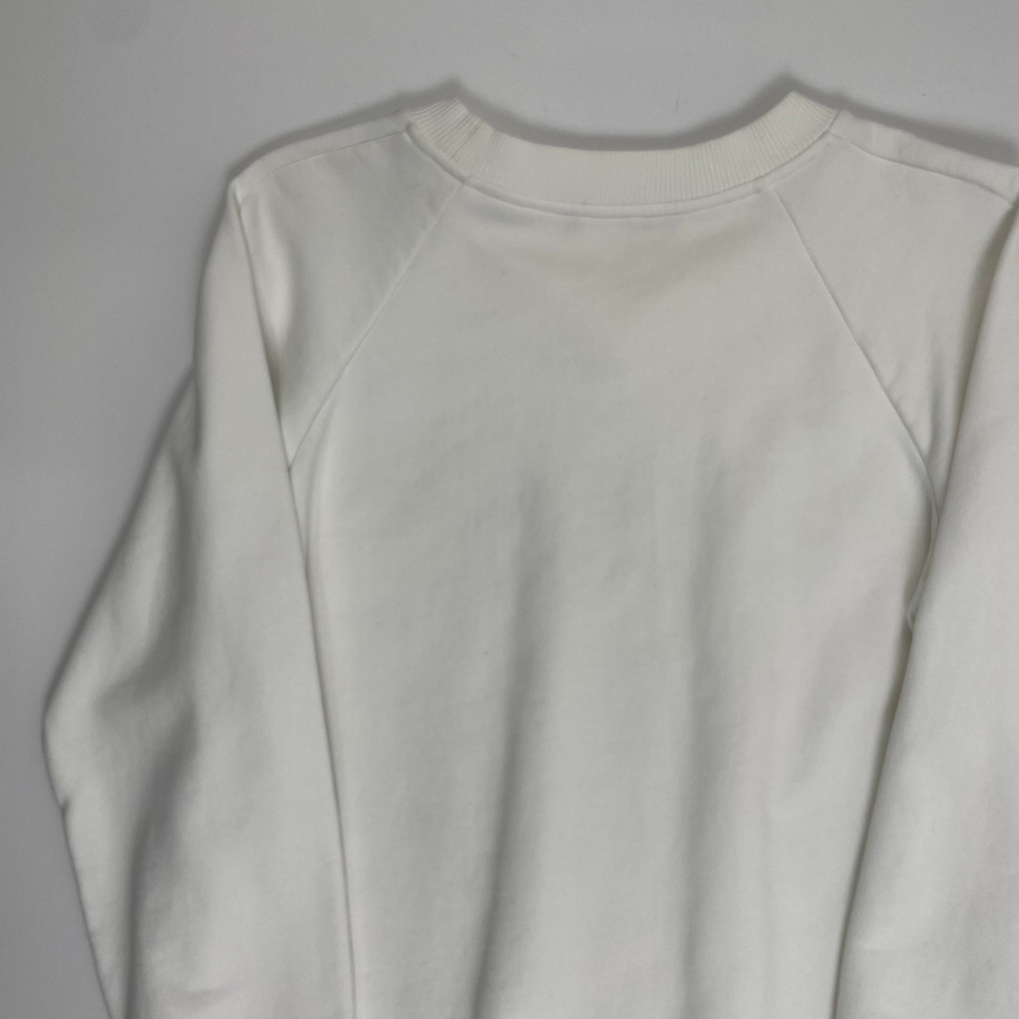 BALMAIN バルマン / プリントロゴラグランスウェット ホワイト 参考定価：69,000+tax SIZE:S