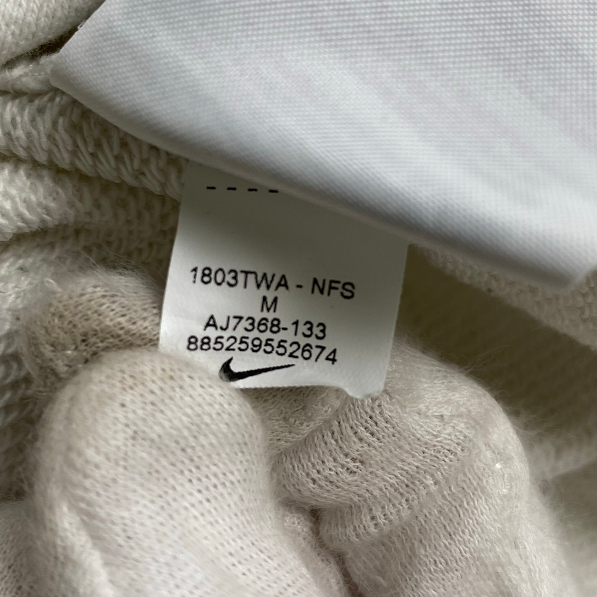 EURO NIKE ユーロ ナイキ / クロップドスウェット 短丈 ロゴ SIZE:L程度