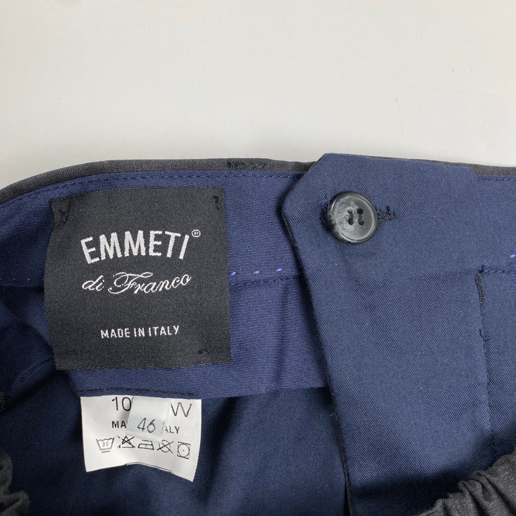 EMMETI エンメティ / 1タック ウールスラックス イタリア製 参考定価：40,000程度 SIZE：46