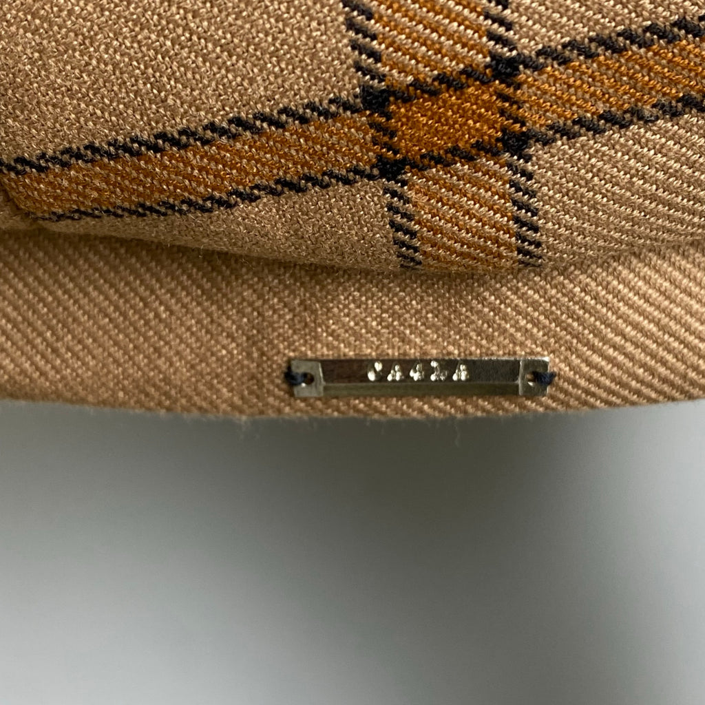 CA4LA カシラ / チェック柄 ベレー帽 参考定価：9,000程度 頭囲：58cm