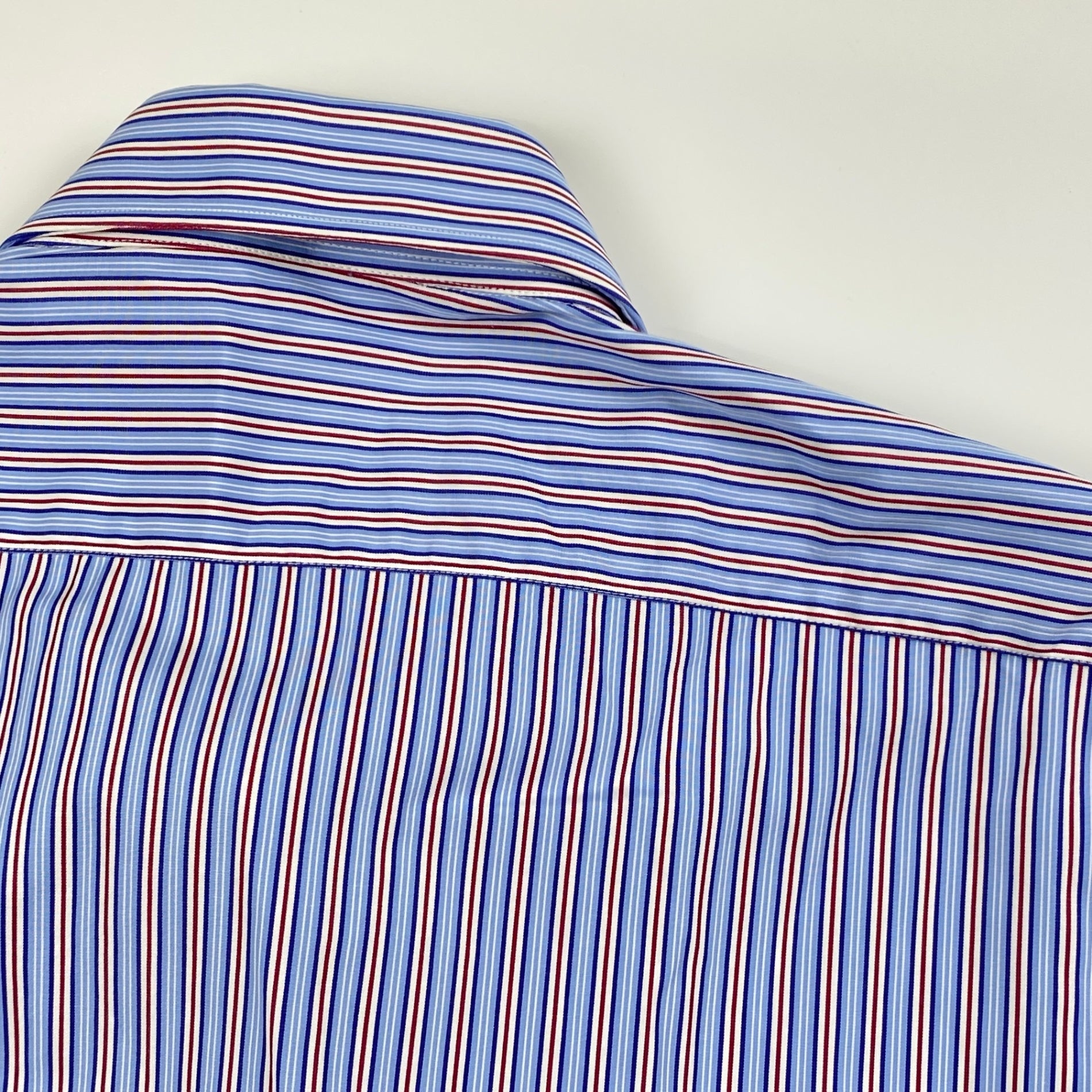 BARBA バルバ / ストライプ ドレスシャツ SIZE:39 15 1/2