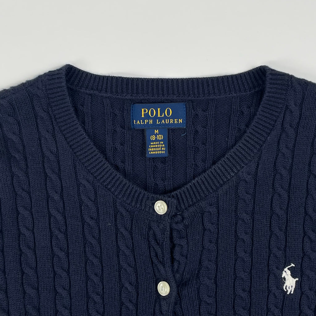 POLO RALPH LAUREN / ケーブルニットカーディガン キッズ-レディース SIZE:8-10M