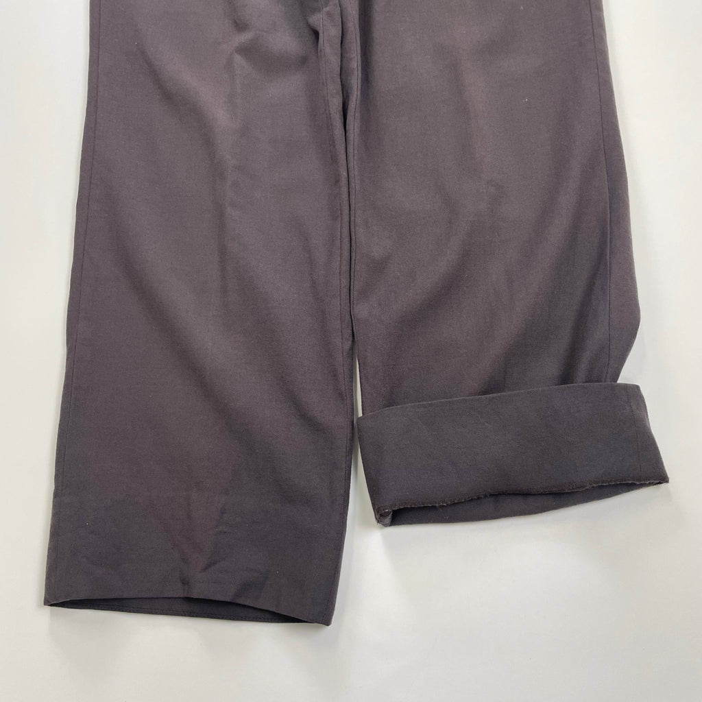 LANVIN PARIS ランバン パリ / ヴィンテージ2タックスラックス ウール100％ SIZE:W81cm