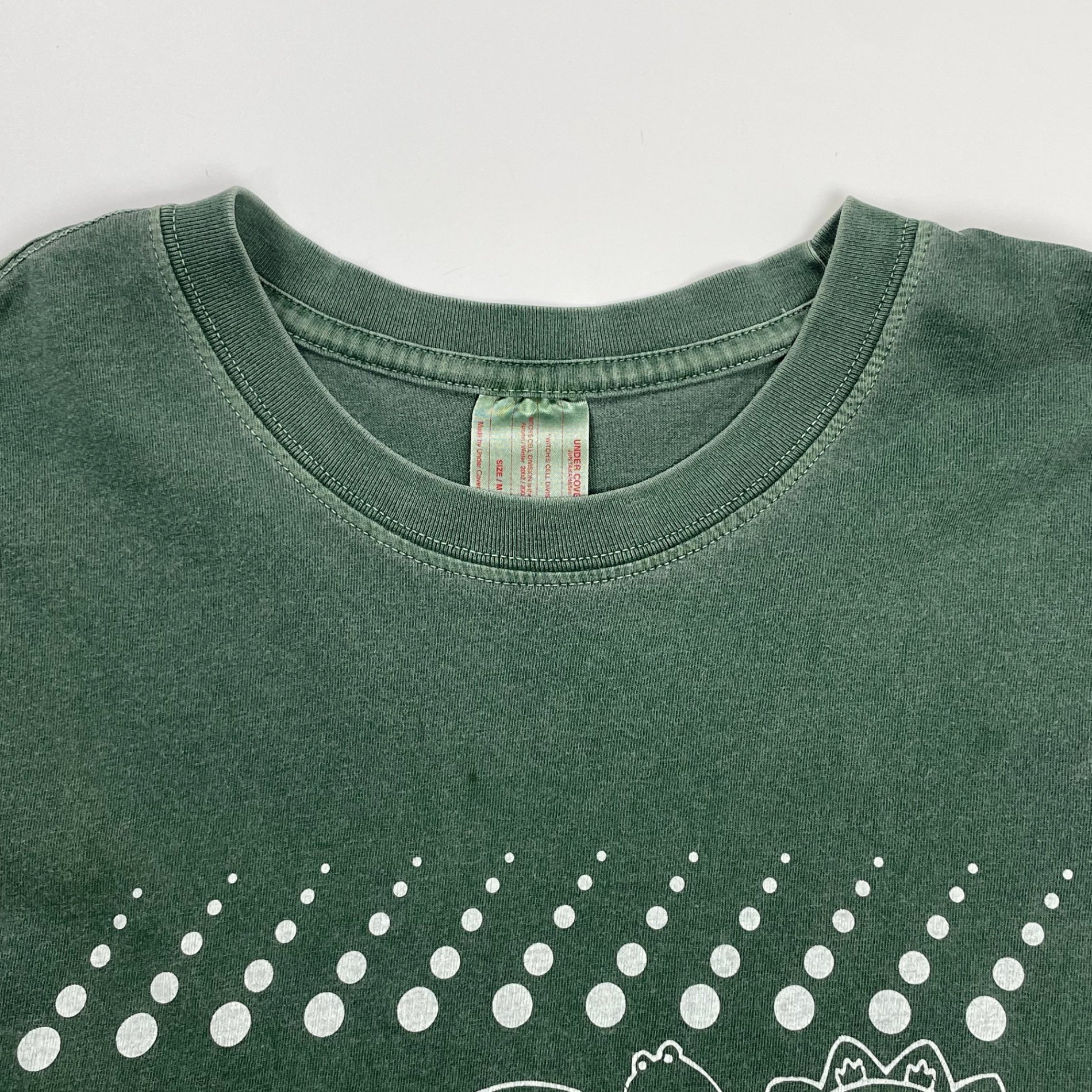 UNDERCOVER アンダーカバー / 02AW ダイナソーTEE 魔女期 グリーン SIZE：M