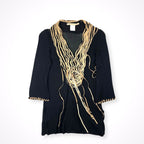CLASS roberto cavalli / フリンジチュニックニット 参考定価：60,000程度 SIZE:42(M程度)