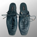 SYU.HOMME/FEMM シュウ オムフェム / Sneak mule レザー ミュール サンダル 参考定価：60,000程度 SIZE:26-26.5程度