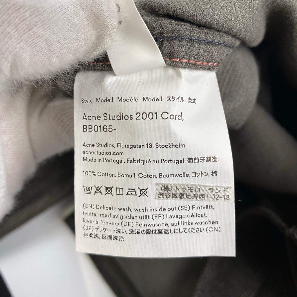 Acne Studios Bla Konst アクネストゥディオズ / 2001 コーデュロイシャツ SIZE：48（L程度）