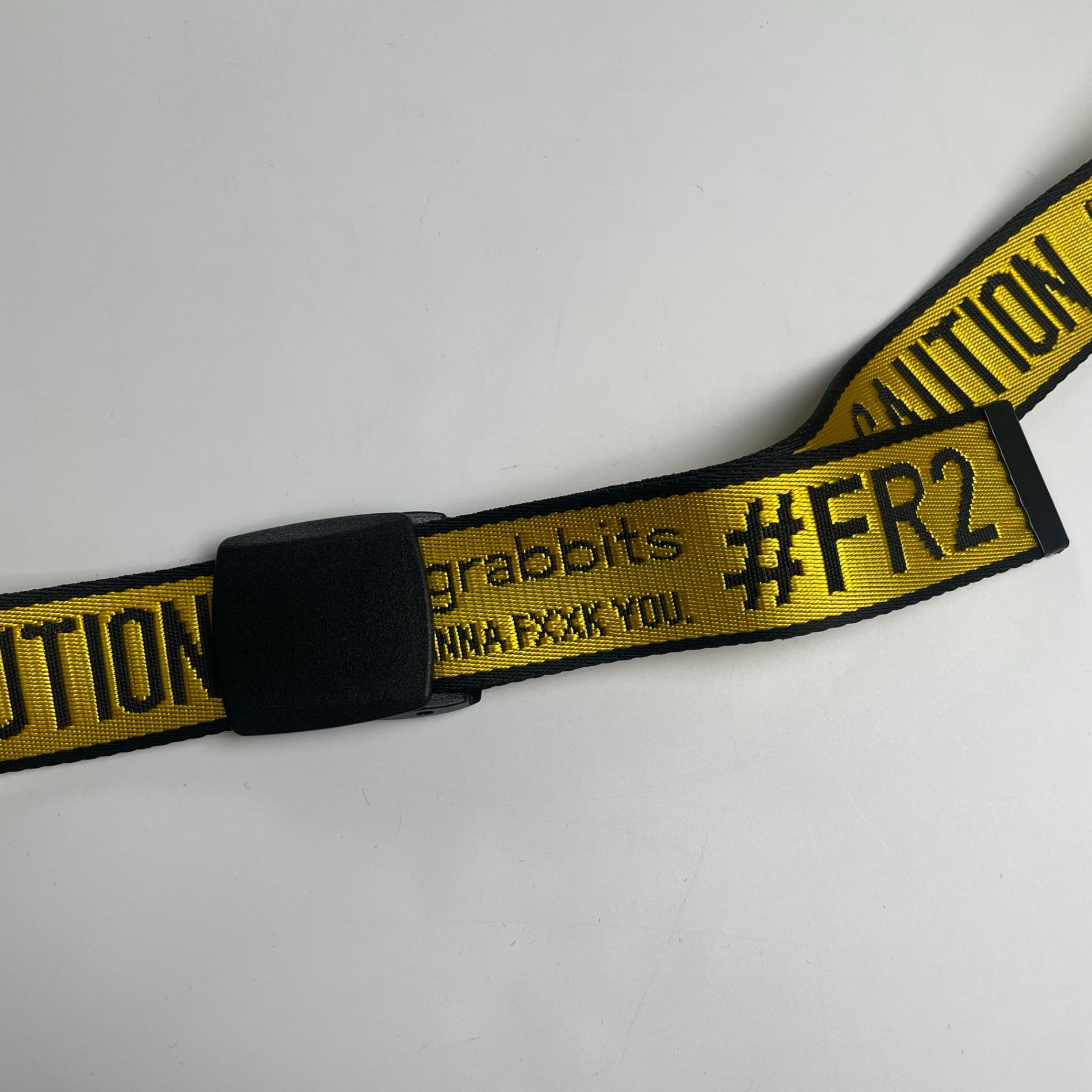 FR2 エフアールツー / ガチャベルト 極美品 イエロー×ブラック 参考定価：12,000程度