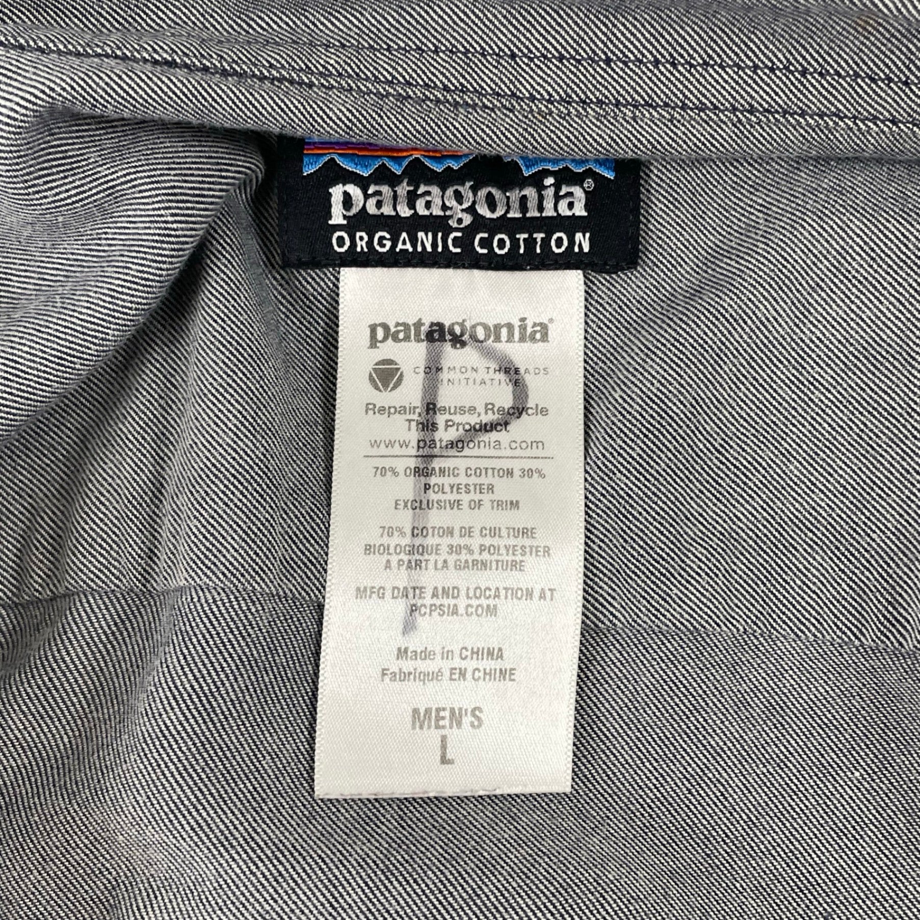 patagonia / 11年製 バックショット・シャツ SIZE:L