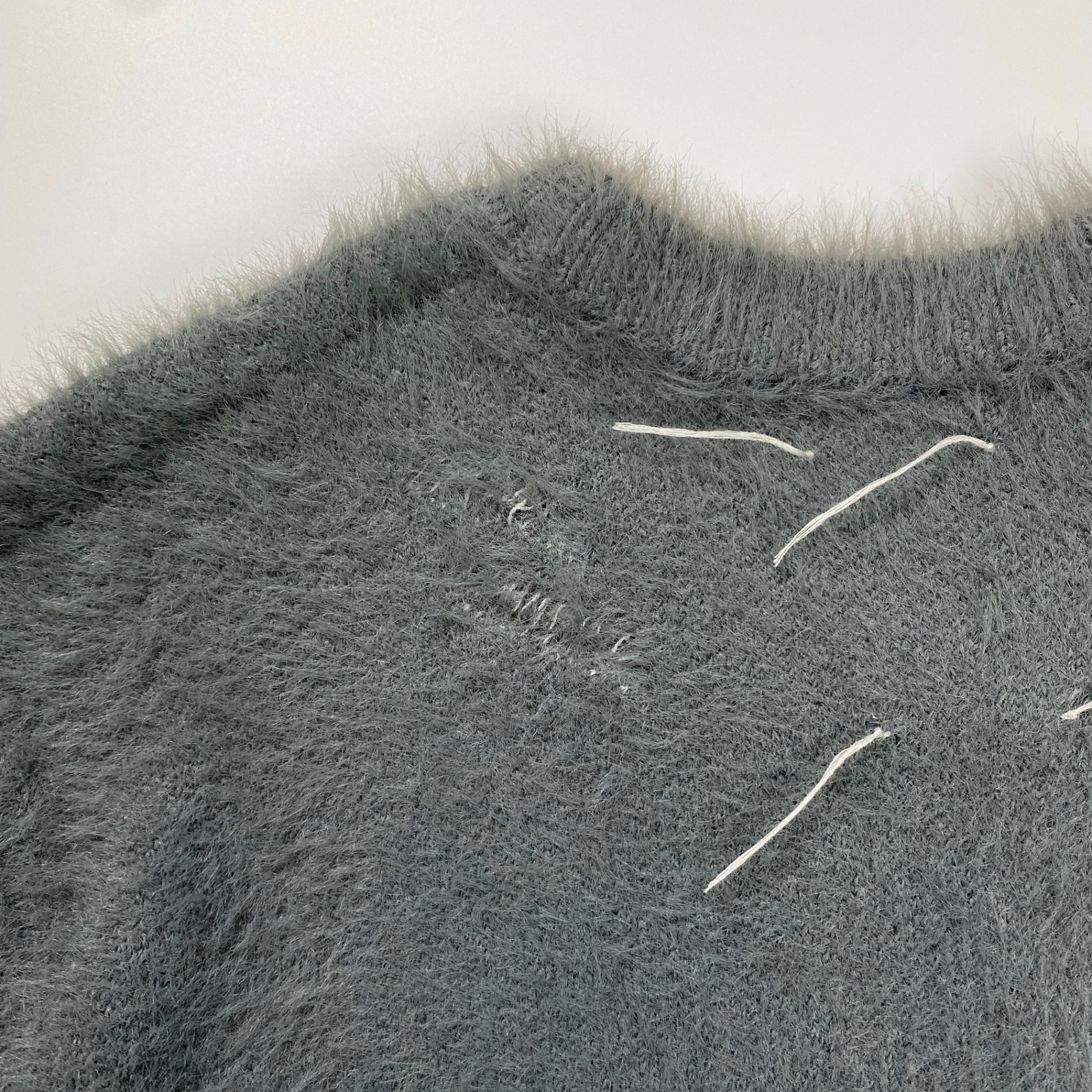 NUTEMPEROR ヌートエンペラー ナットエンペラー / Vegetable Project モヘアニット グレー SIZE：2