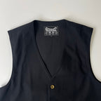 GREASER / 刺繍ロゴツイルヘビーベスト 参考定価：15,000程度 SIZE:L