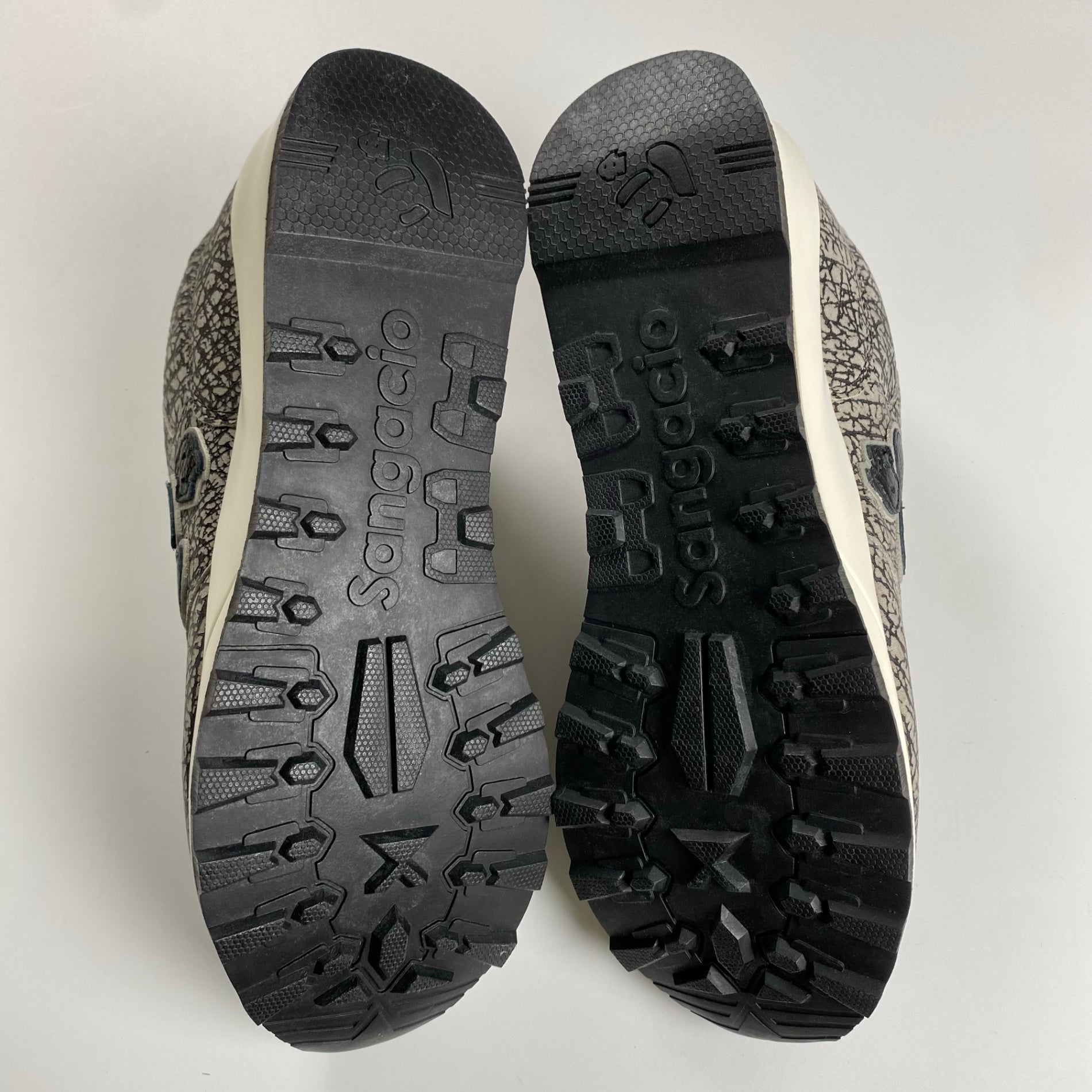 【未使用】 SANGACIO サンガッチョ / ELEPHANT カウレザー スニーカー 100足限定 参考定価：24,500+tax